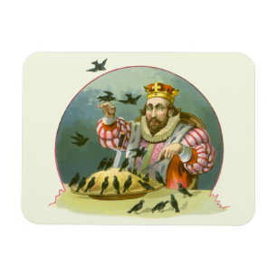 Ímã A rima de berçário do vintage, canta uma cançã