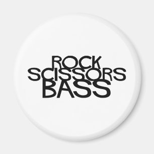Imã A rocha Scissors o baixo