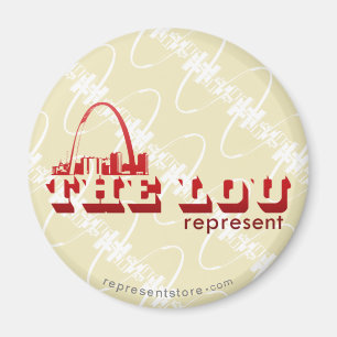 Imã A Rua Lou. Louis Representa