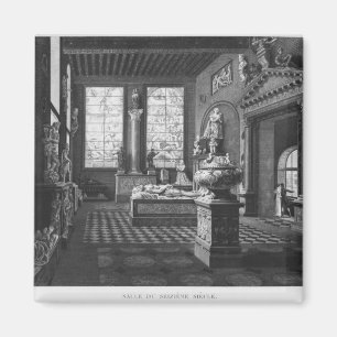 Imã A sala do século XVI, monumentos do DES de Musee