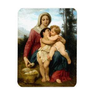 Ímã A Santa Família de William Bouguereau