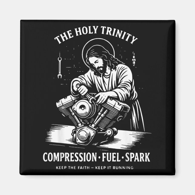 Imã A Santa Trindade Compressão Combustível Faísca Man (Frente)