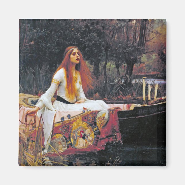 Imã A Senhora de Shalott, John William Waterhouse (Frente)