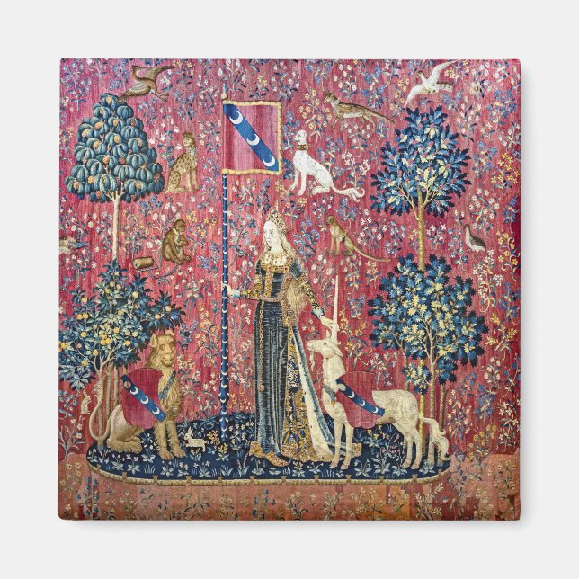 Imã A Senhora e o Unicórnio, Toque (Frente)