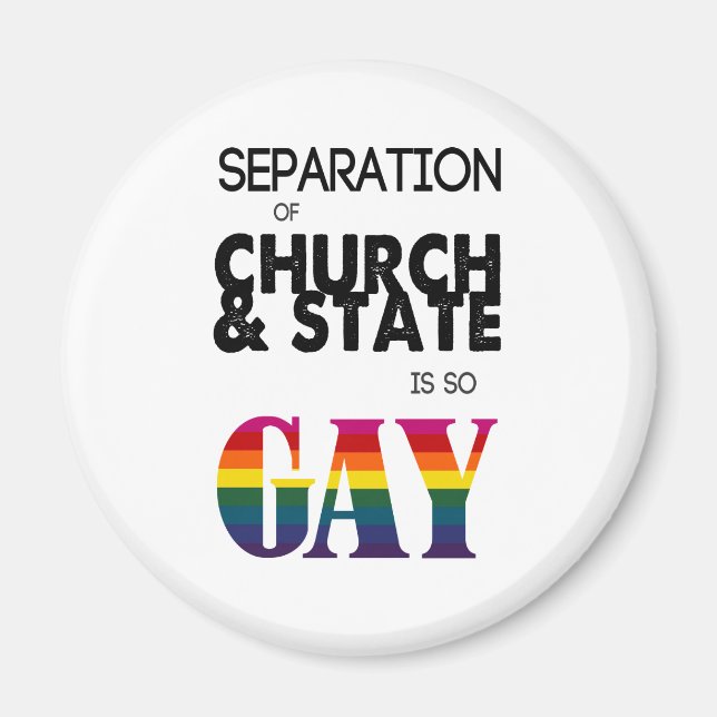 Imã A separação da Igreja e do Estado é tão GAY (Frente)