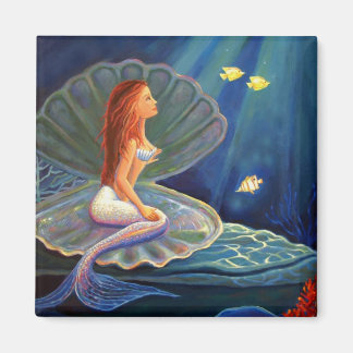 Imã A Sereia Clamshell - Arte Magnet