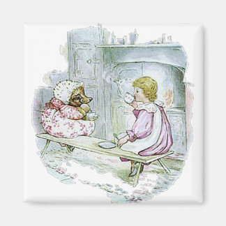 Imã A Sra. Tiggy-Winkle fez à Lucie uma xícara de chá