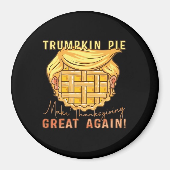 Imã A Tarte De Trumpkin Faz Excelente De Ação De Graça (Frente)
