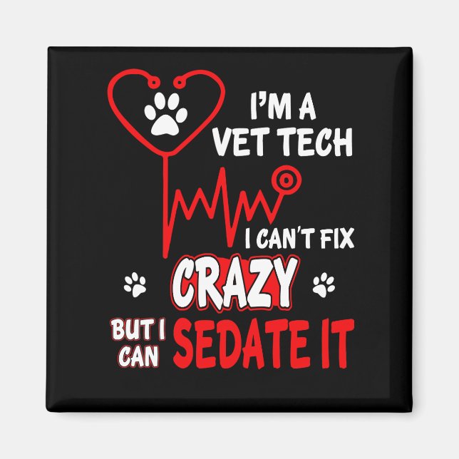 Imã A tecnologia Vet não consegue consertar maluco (Frente)