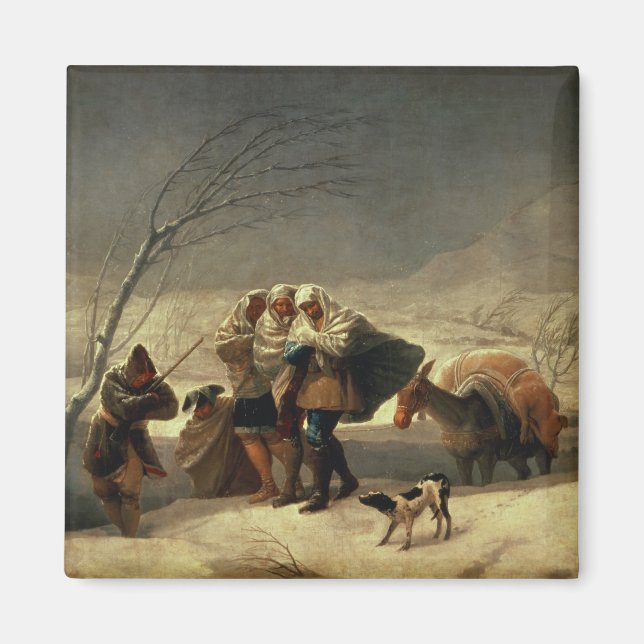 Imã A tempestade de neve, 1786-87 (Frente)