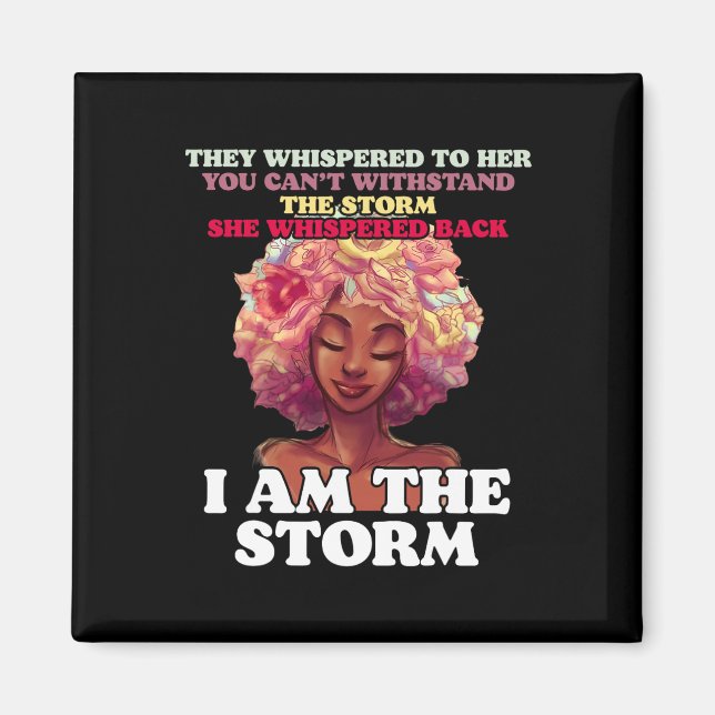 Imã A Tempestade Fortes Mulheres Negras Empoderam Mulh (Frente)