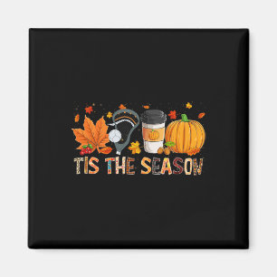 Imã A temporada Leopard Pumpkin Lacrosse Halloween Fal
