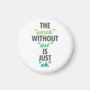 Imã A terra sem arte é apenas Eh.