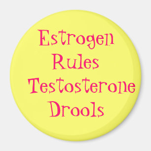 Imã A testosterona das regras   da hormona estrogénic