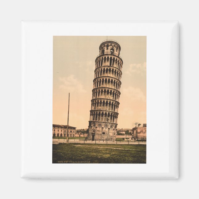 Imã A Torre Adormecida de Pisa, Toscana, Itália (Frente)