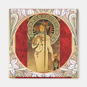 Imã A Trappistina de Alphonse Mucha