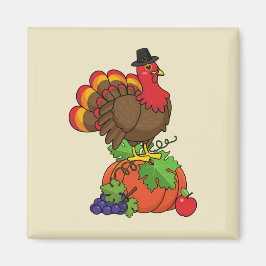 Imã A Turquia bonita com a Ação de Graças de Colheita
