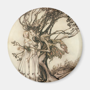 Imã A Velha Mulher no Bosque por Arthur Rackham
