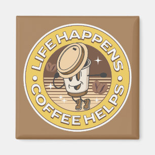 Imã A vida ajuda o café