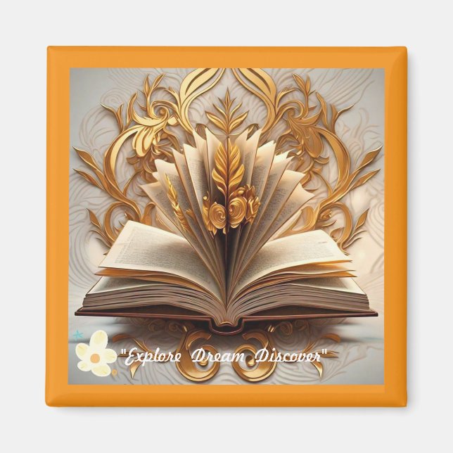 Imã "A vida bookish" (Frente)