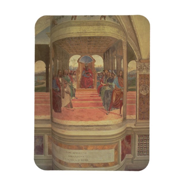 Ímã A vida das Ruas. Benedict (fresco) (pormenores) (Vertical)