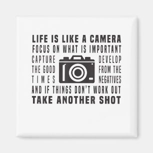 Imã A Vida De Fotógrafo É Como Uma Fotografia De Câ