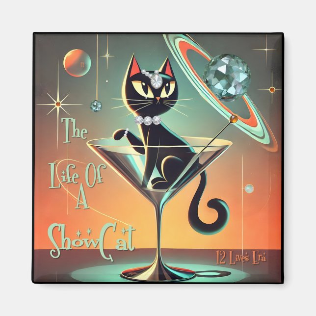 Imã A Vida De Um Gato De Moça (Frente)