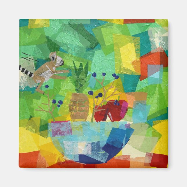 Imã A vida do bebê Lemur (Frente)