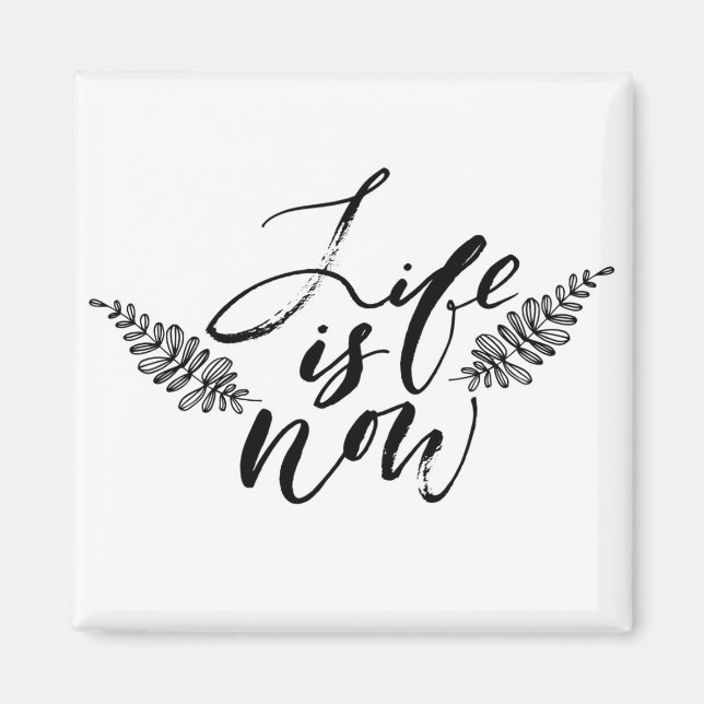 Imã A Vida É Agora (Frente)