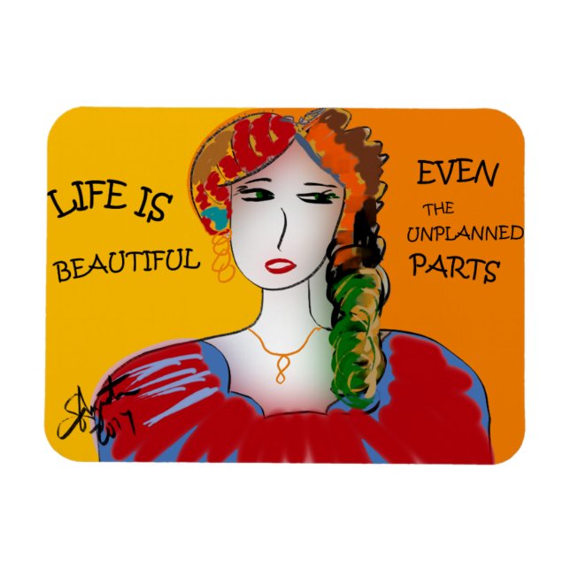 ÍMÃ A VIDA É LINDA - ATÉ AS PARTES NÃO PLANEJADAS (Horizontal)