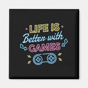 Imã A Vida É Melhor Com Jogos L Jogos Jogadores De Víd
