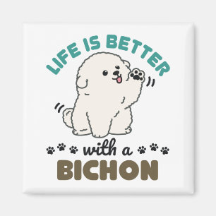 Imã A vida é melhor com um cachorro-quente