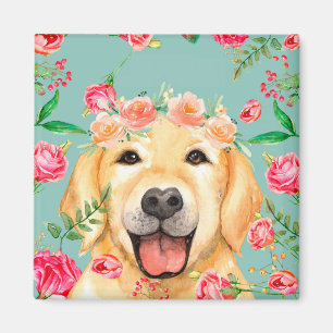 Imã A vida é melhor com um golden retriever