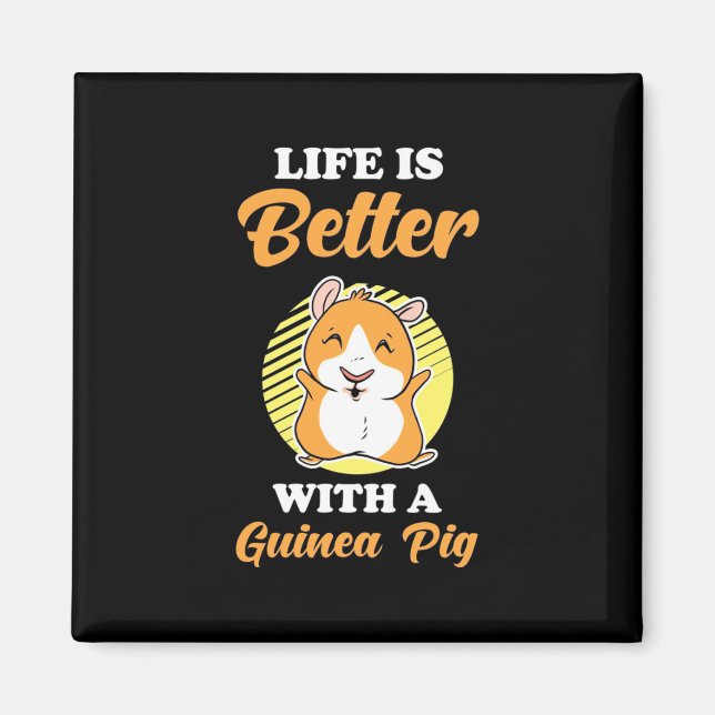 Imã A vida é melhor com um porco guineense (Frente)