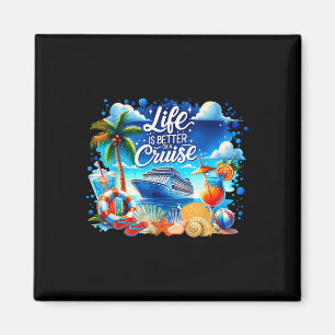 Imã A Vida É Melhor Em Um Cruzeiro Hawaii Beach Summer
