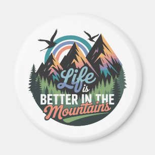 Imã A vida é melhor nas montanhas - o empreendimento n