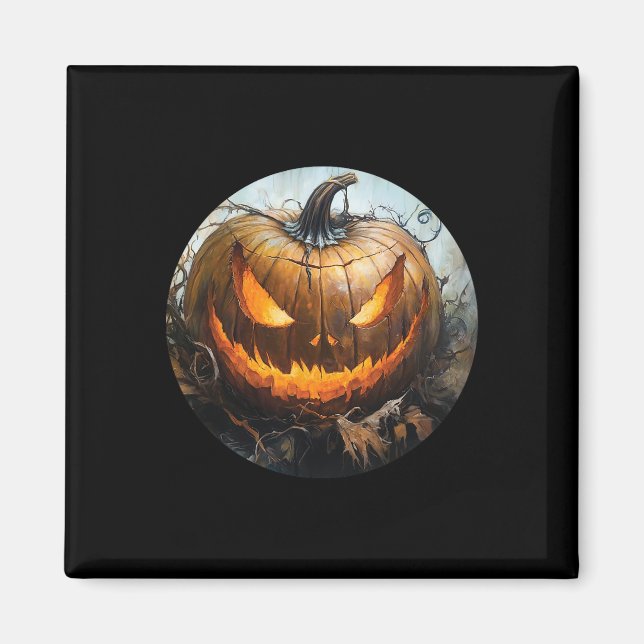 Imã A Vida É Muito Boa, Pumpkin Jack O Lanterna H (Frente)