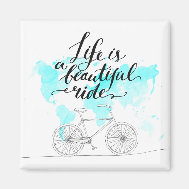 Imã A Vida É Um Belo Azul (Frente)