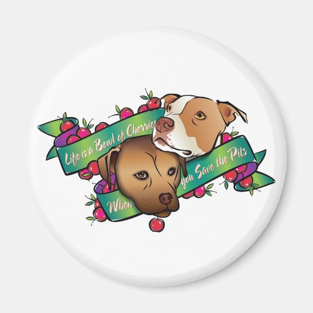 Imã A vida é um Bowl de Cerejas... (Frente)