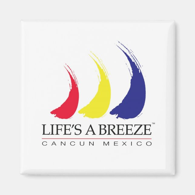 Imã A vida é um Breeze®_Paint-The-Wind_Cancun (Frente)