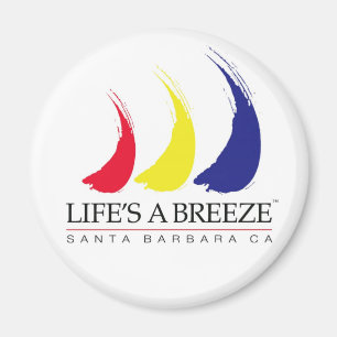 Imã A vida é um Breeze™_Paint-The-Wind_Santa Barbar