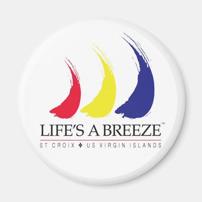 Imã A vida é uma Rua Breeze™_Paint-The-Wind. Croix (Frente)
