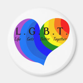 Imã A vida melhora junto com o orgulho LGBT