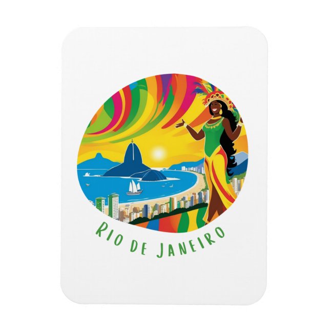 Ímã A vida no Rio de Janeiro na Cidade (Vertical)