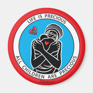 Imã A Vida Útil É O Precioso 3 Red_2,25" Round Magnet