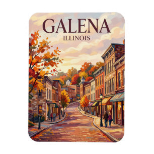 Ímã A Vila Histórica de Galena EUA