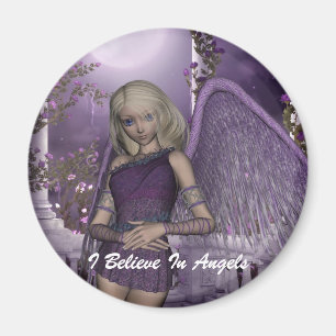Imã A violeta do anjo encanta o ímã