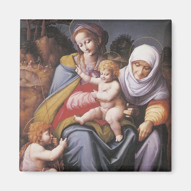 Imã A Virgem e a Criança com a Rua Elizabeth (Frente)