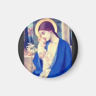 Imã A Virgem Maria e o Menino Jesus Graça Renascentist