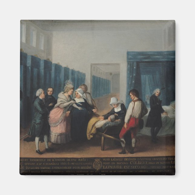 Imã A visita de Monsieur e Madame Necker (Frente)